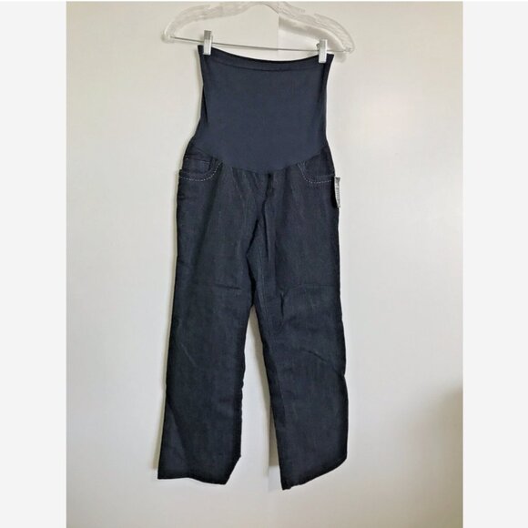 MOTHERHOOD Maternity Bling Jeans NWT Med Cropped Pants - Picture 4 of 8
